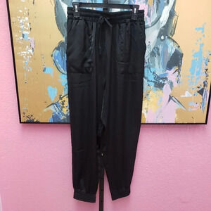 Silky Satin Feel Joggers Size Large